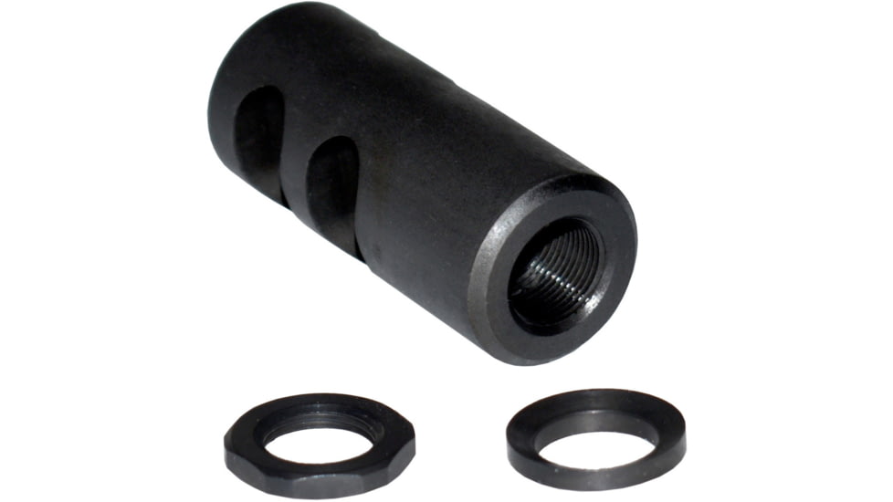 Kexuan .308 Short Muzzle Brake, 5/8x24, Black, MZ-01S-02-B