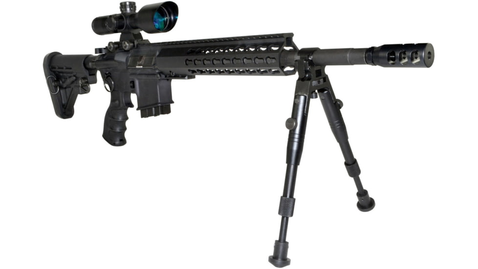 Kexuan Barrel Clamp Bipod, 7 8.25 in, Black, BP04