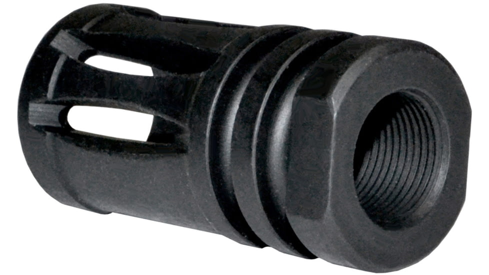 Kexuan 1/2x36 A2 Bird Cage Style Flash Hider, 9mm, Steel, Black, MZ-21-03-B