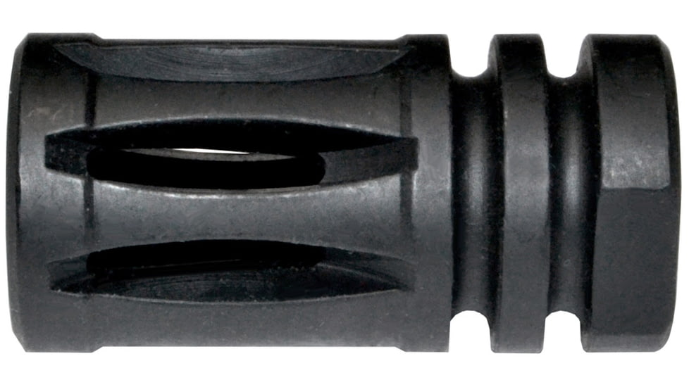 Kexuan 1/2x36 A2 Bird Cage Style Flash Hider, 9mm, Steel, Black, MZ-21-03-B