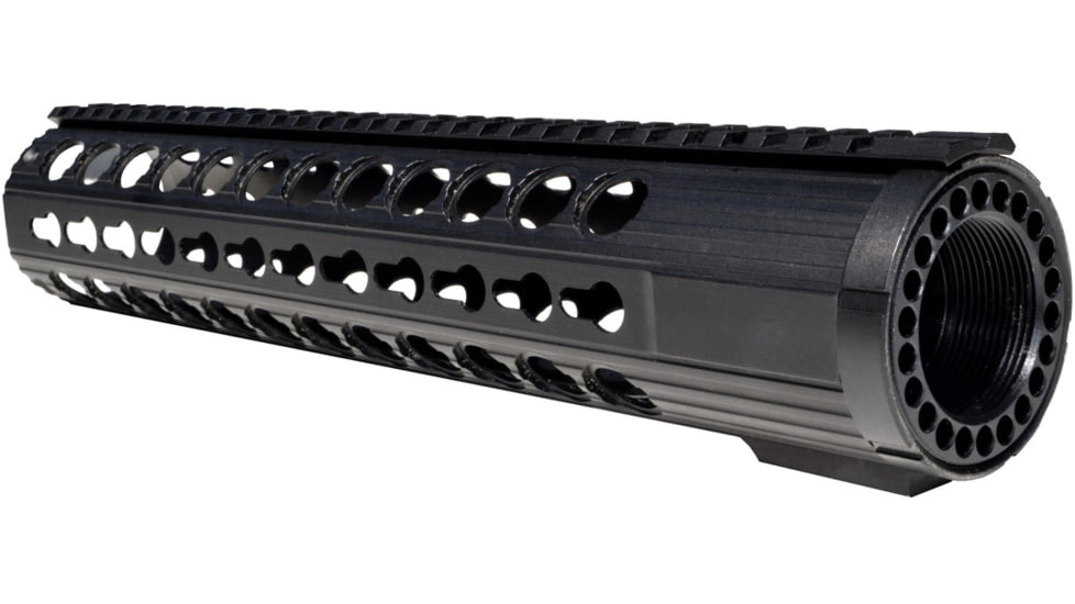 Kexuan Free Float KeyMod Handguard for .308 Low Profile Upper Receiver, 12.5 in, Black, MK38Y125