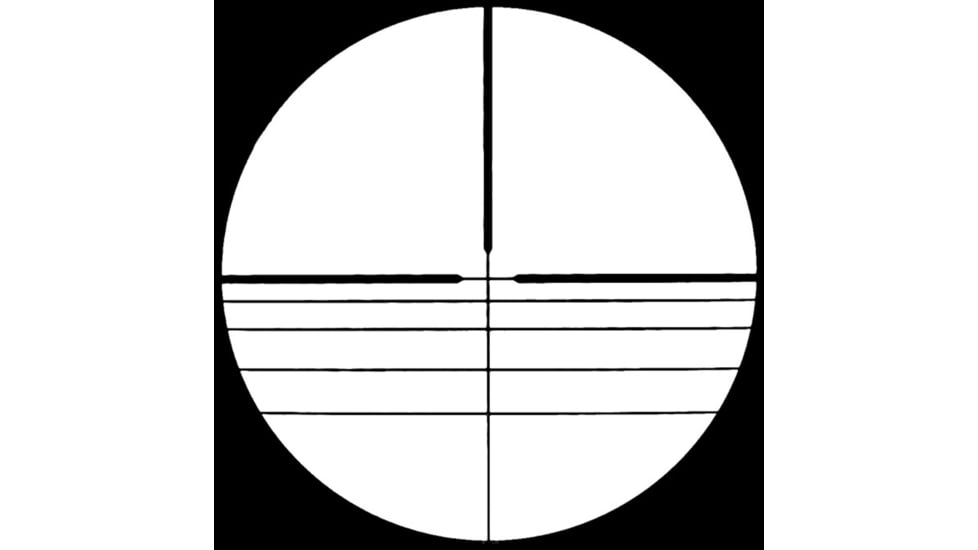 Kexuan Kexuan 4X32 Compact Scope w/Picatinny Scope Rings, 1 in Tube, 5 Line Reticle, Black, KX4X32MC-PT