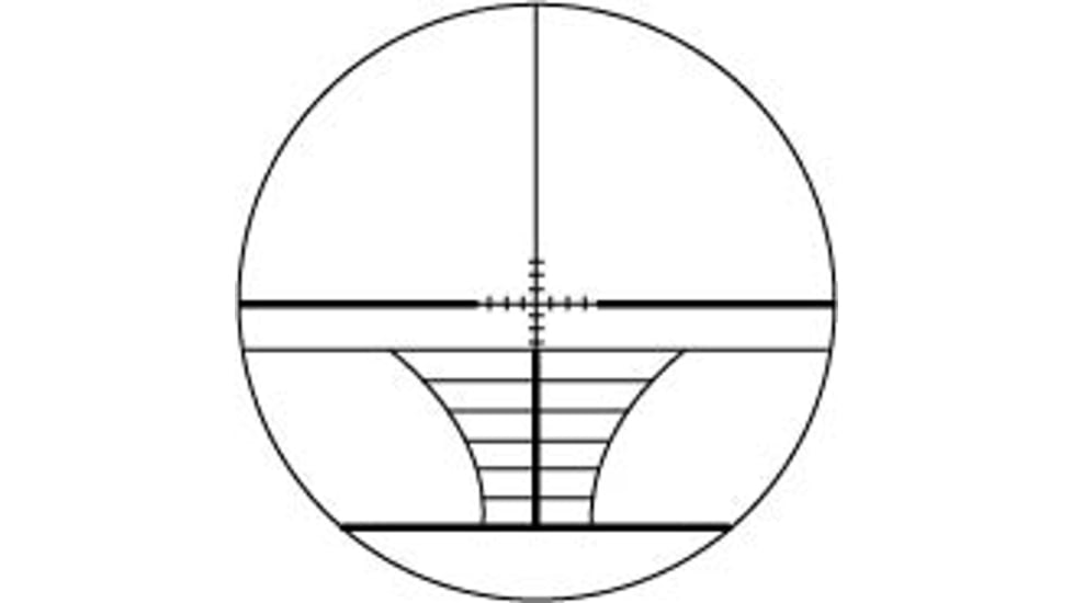 Kexuan Kexuan 4X32 Compact Scope w/ Dovetail Rings, 1 in Tube, Rangefinder Reticle, Black, KX4X32MR-AG
