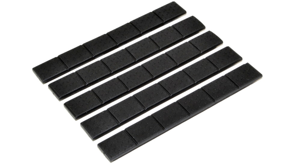 Kexuan KeyMod/M-LOK Rail Covers, 5 Pack, Black, ASURC