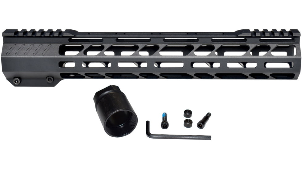 Kexuan M-LOK Free Float Handguard for .308 DPMS High Profile Uppers, 13 in, Black, MM38E13-H