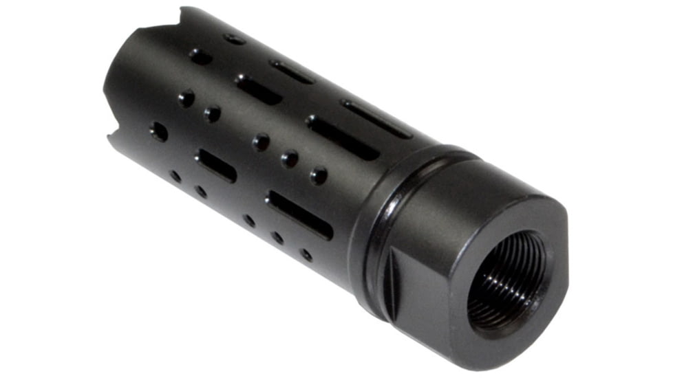 Kexuan .223/5.56 Muzzle Brake for AR-15, Steel, 1//2x28, Black, MZ-25-01-B