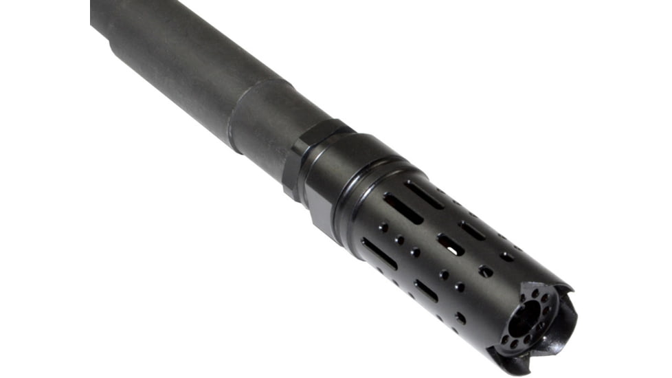 Kexuan .223/5.56 Muzzle Brake for AR-15, Steel, 1//2x28, Black, MZ-25-01-B
