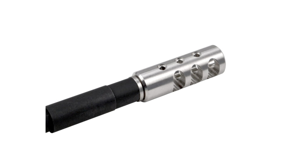 Kexuan Muzzle Brake Recoil Compensator for AR-10 .LR 308, 5/8inx24 thread,, Stainless Steel, MZ-01-02-SS