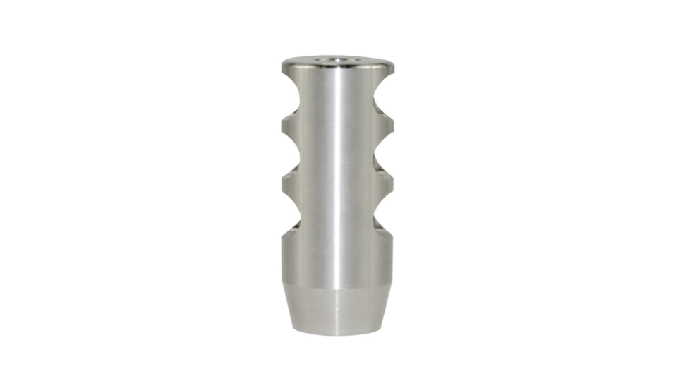 Kexuan Muzzle Brake Recoil Compensator for AR-10 LR 308 5/8inx24 thread, Stainless Steel, MZ-02-02-SS