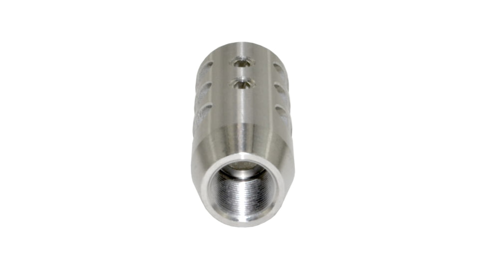 Kexuan Muzzle Brake Recoil Compensator for AR-10 LR 308 5/8inx24 thread, Stainless Steel, MZ-02-02-SS