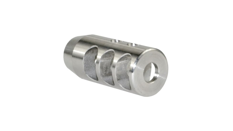Kexuan Muzzle Brake Recoil Compensator for AR-10 LR 308 5/8inx24 thread, Stainless Steel, MZ-02-02-SS
