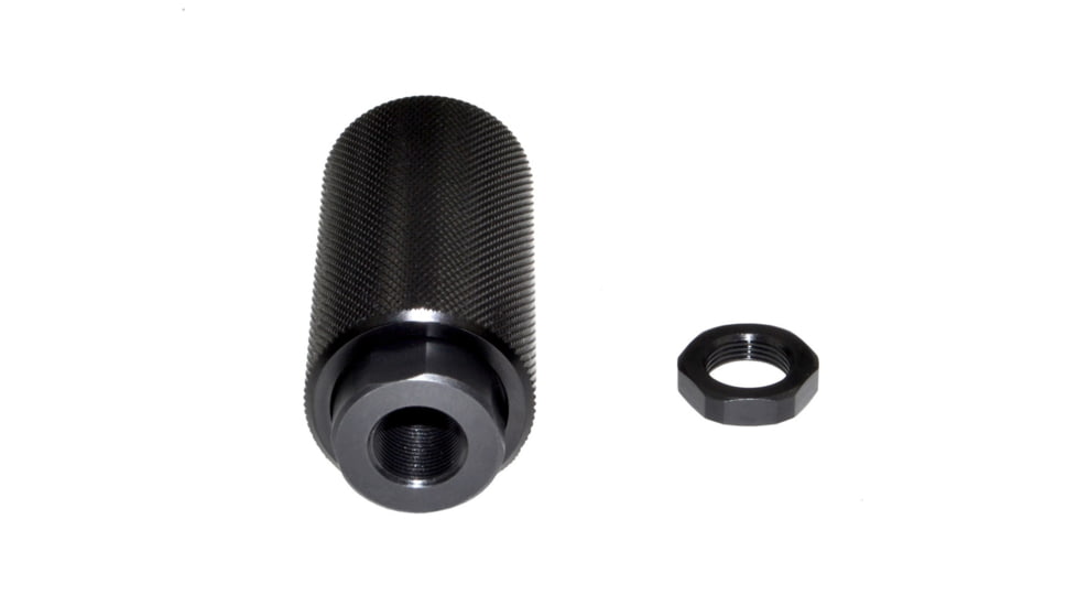 Kexuan Muzzle Brake with Sound Redirect Option for AR-10 LR .308/7.62 NATO, 5/8inx24 thread, Steel with Black Phosphate Finish, MZ-04-02-B