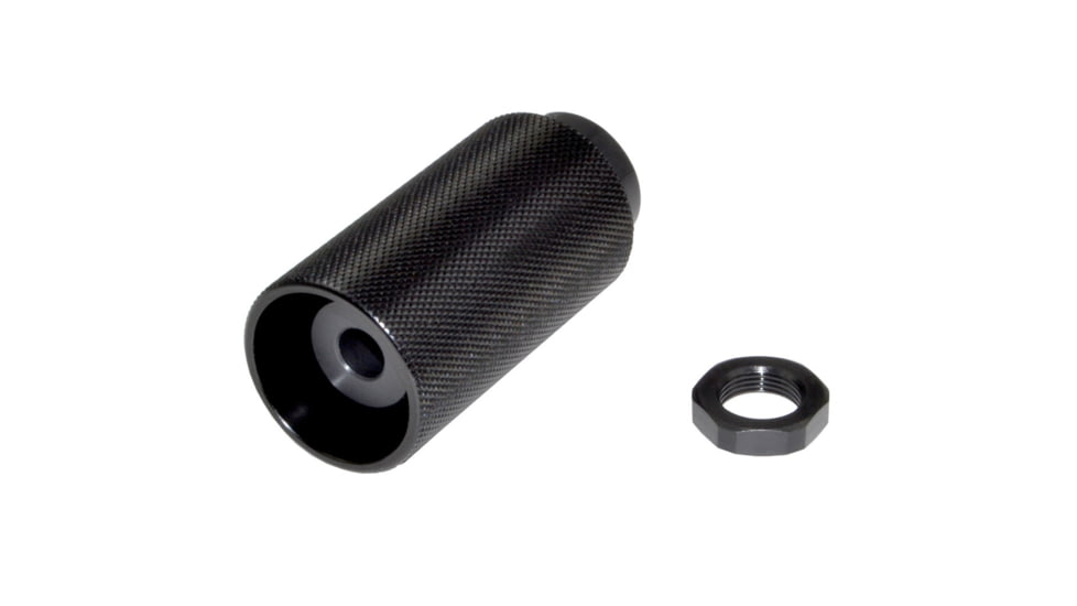 Kexuan Muzzle Brake with Sound Redirect Option for AR-10 LR .308/7.62 NATO, 5/8inx24 thread, Steel with Black Phosphate Finish, MZ-04-02-B