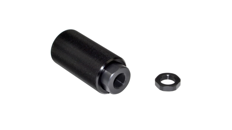 Kexuan Muzzle Brake with Sound Redirect Option for AR-10 LR .308/7.62 NATO, 5/8inx24 thread, Steel with Black Phosphate Finish, MZ-04-02-B