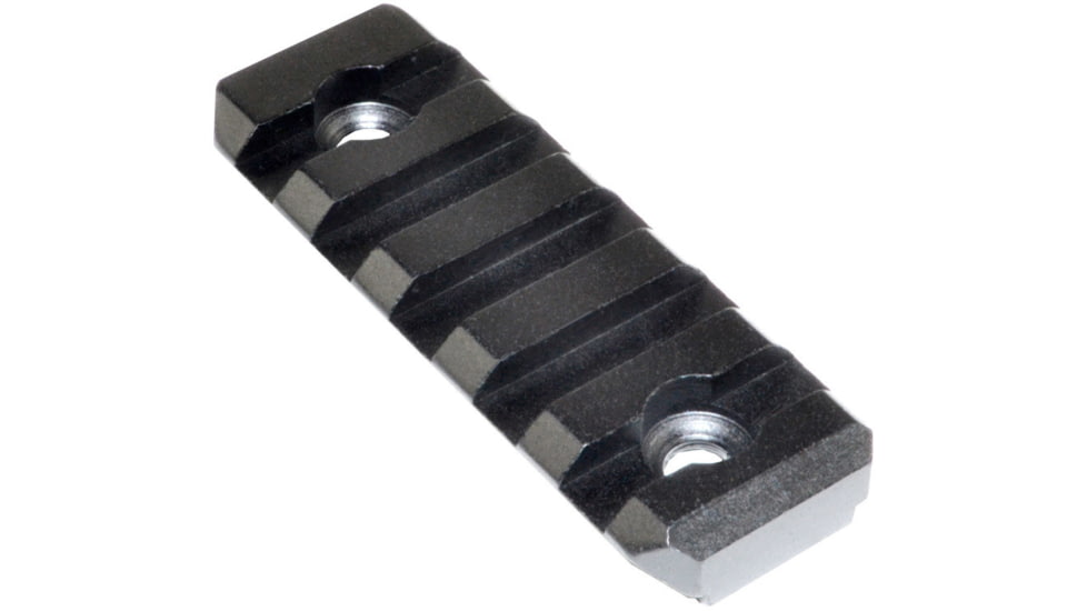 Kexuan Picatinny Rail Section for KeyMod Style Mounts, 5 Slot, Black, RL-KM5