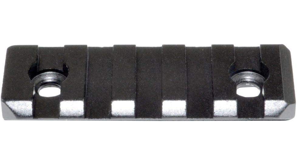 Kexuan Picatinny Rail Section for KeyMod Style Mounts, 5 Slot, Black, RL-KM5