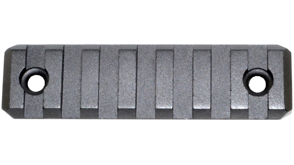 Kexuan Picatinny Rail Section for KeyMod Style Mounts, 7 Slot, Black, RL-KM7