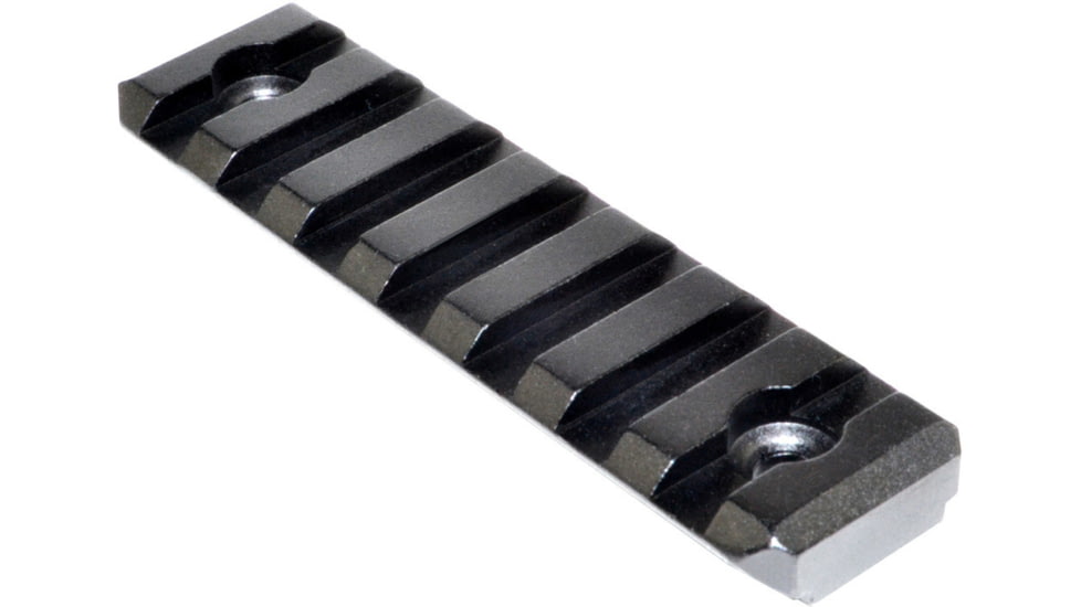Kexuan Picatinny Rail Section for KeyMod Style Mounts, 7 Slot, Black, RL-KM7