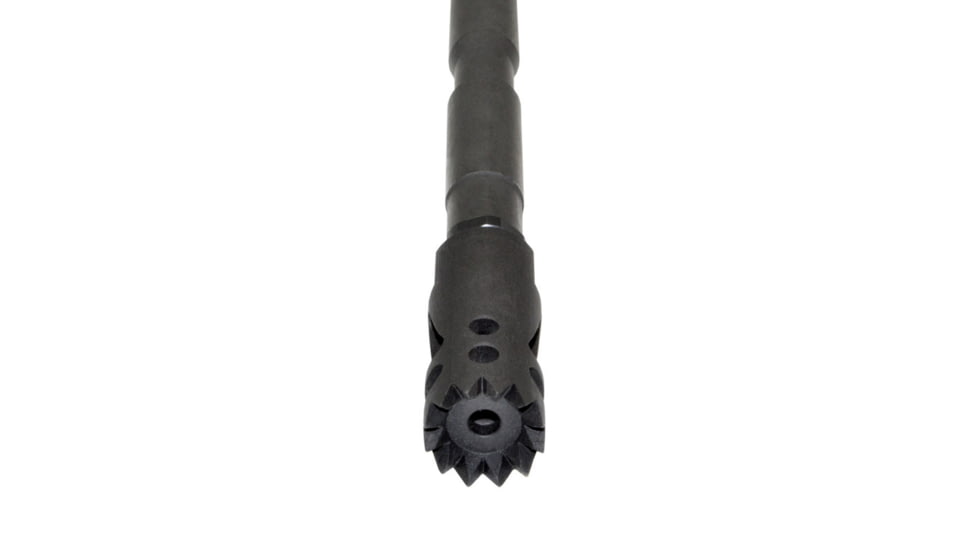 Kexuan Steel Competition Grade Muzzle Brake Recoil Compensator for AR-15 .223, 1/2inx28 thread, Gunmetal Black, MZ-09-01-B