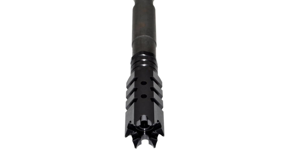 Kexuan Tactical 5/8inx24 Competition Grade Muzzle Brake for AR-15, Steel with Black Phosphate Finish, MZ-05-02-B