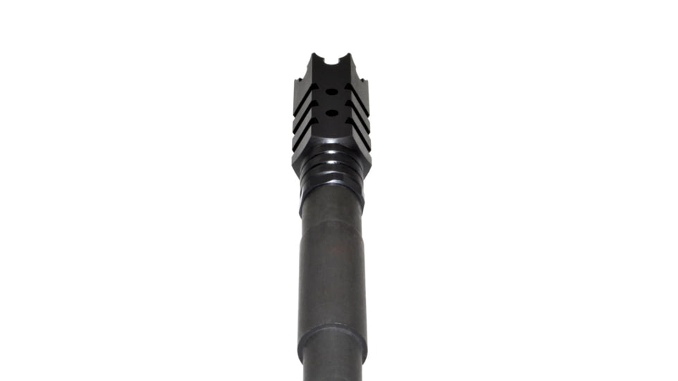 Kexuan Tactical 5/8inx24 Competition Grade Muzzle Brake for AR-15, Steel with Black Phosphate Finish, MZ-05-02-B