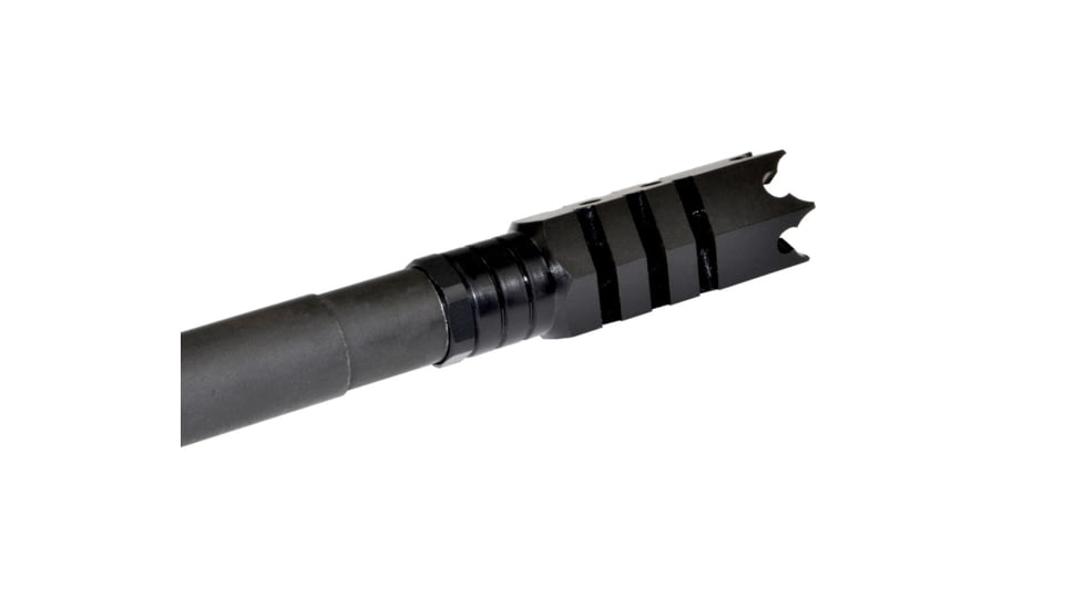 Kexuan Tactical 5/8inx24 Competition Grade Muzzle Brake for AR-15, Steel with Black Phosphate Finish, MZ-05-02-B