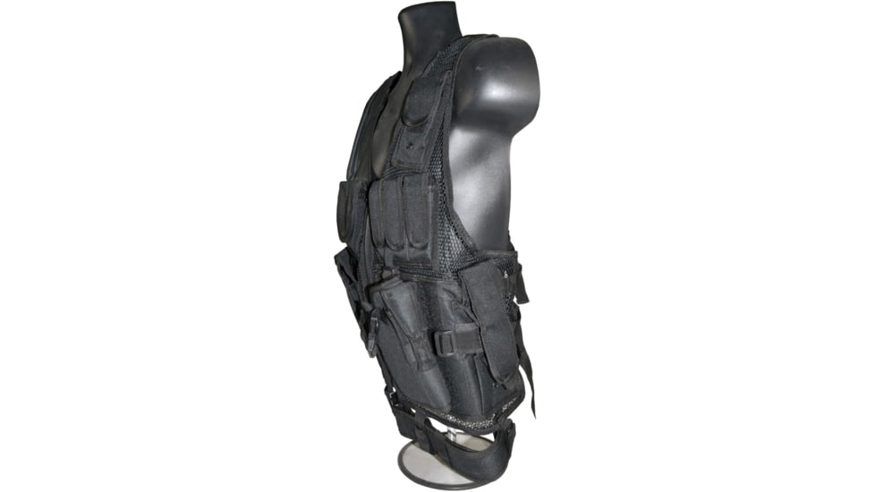Kexuan Tactical Multi Function Vest, Black, ASVT03