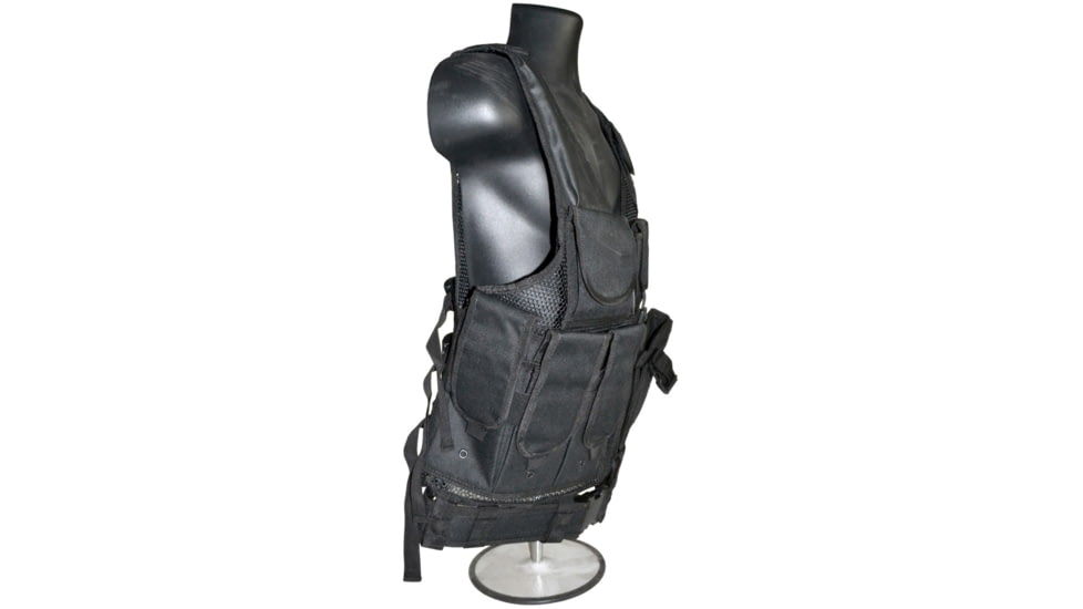 Kexuan Tactical Multi Function Vest, Black, ASVT03