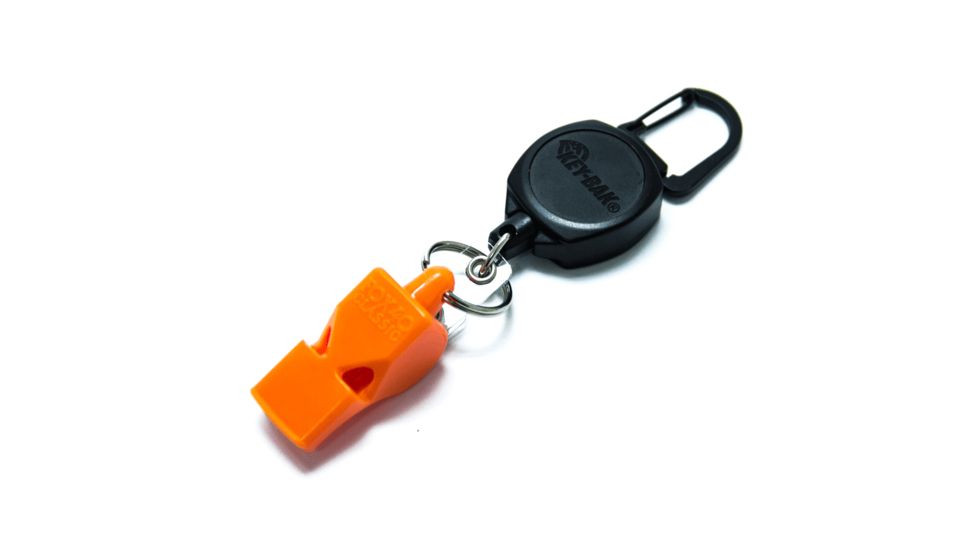 Key-Bak 24in Kevlar Cord , Bulk- Whistle Combo, Black, 0KBP-0042