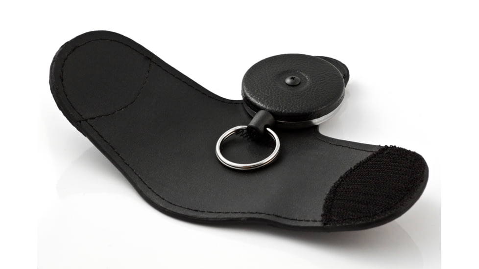 Key-Bak 481BP-HDK Retractable Reel w/ 48in Kevlar Cord, Black Basket-Weave Silencer w/ 2.25in Belt Loop, Split Ring 0481-838