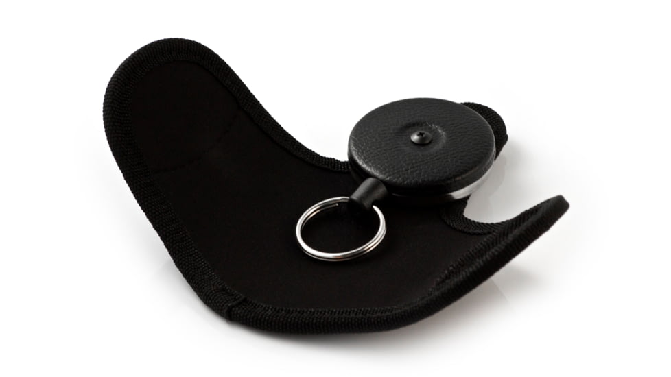 Key-Bak 481BPN-HDK Retractable Reel w/ 48in Kevlar Cord, Ballistic Nylon Silencer w/ 2.25in Belt Loop,8oz Retraction, Split Ring 0481-831