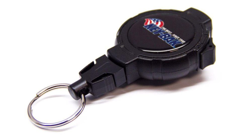 Key-Bak 48in Kevlar Cord Keyholder, PAC, Black, 0KB2-6A11
