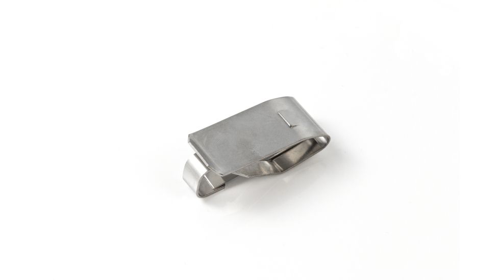 Key-Bak 600 Secure-A-Key Premium Key Accessory, Stainless Steel, Belt Clip, Chrome 0600-001