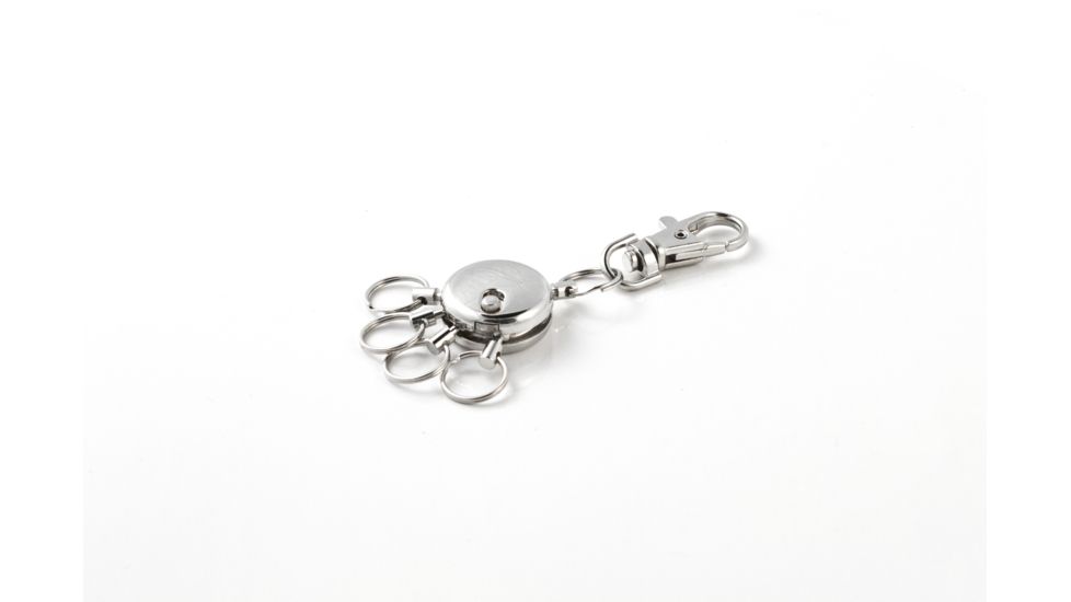 Key-Bak 8803 Key Spider Key Accessory w/ 4 Split Rings, Trigger Attachment, Chrome Finish 0308-803