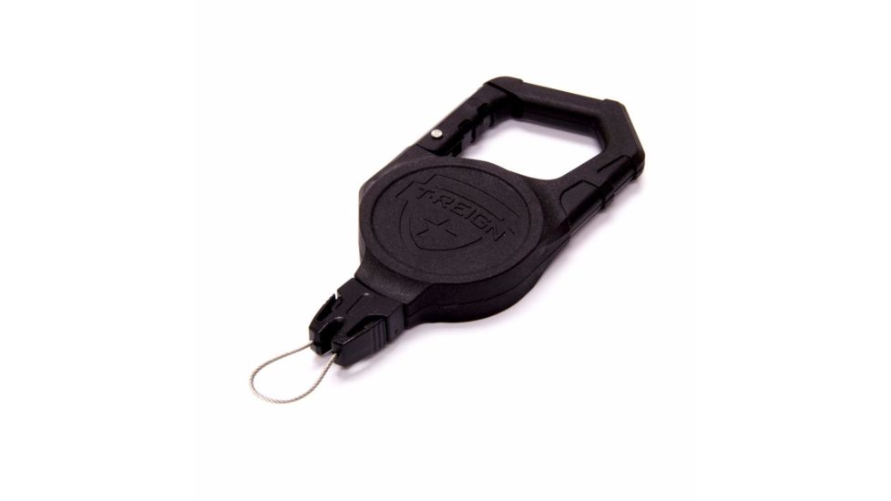 Key-Bak Large Carabiner Gear Tether, Heavy Duty, 48 in, Black 0KC1-1A21