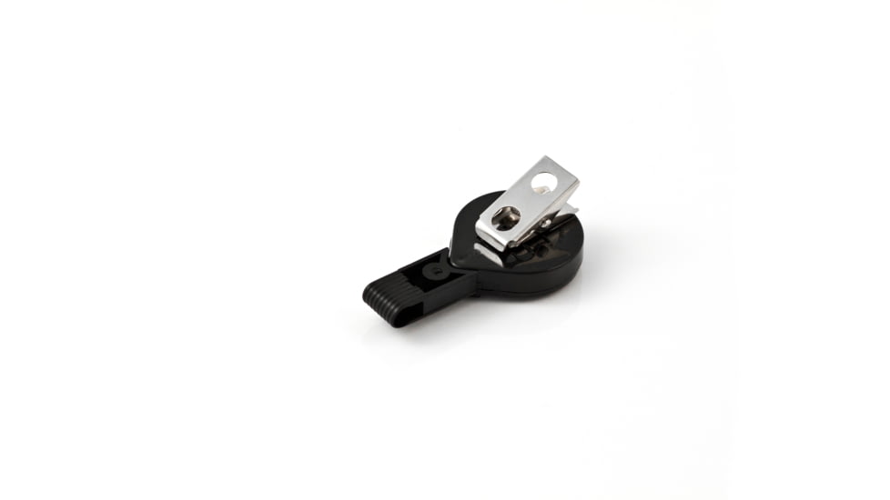 Key-Bak Mini-Bak ID Twist-Free Retractable Reel w/ 36in Nylon Cord, Swivel Bulldog Clip, Twist-Free ID Strap, Black 0067-013