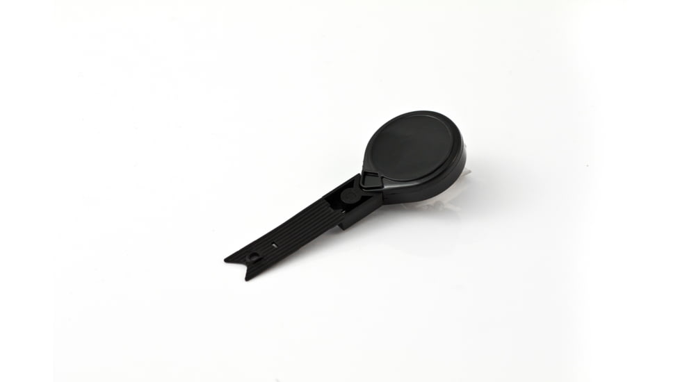 Key-Bak Mini-Bak ID Twist-Free Retractable Reel w/ 36in Nylon Cord, Swivel Bulldog Clip, Twist-Free ID Strap, Black 0067-013