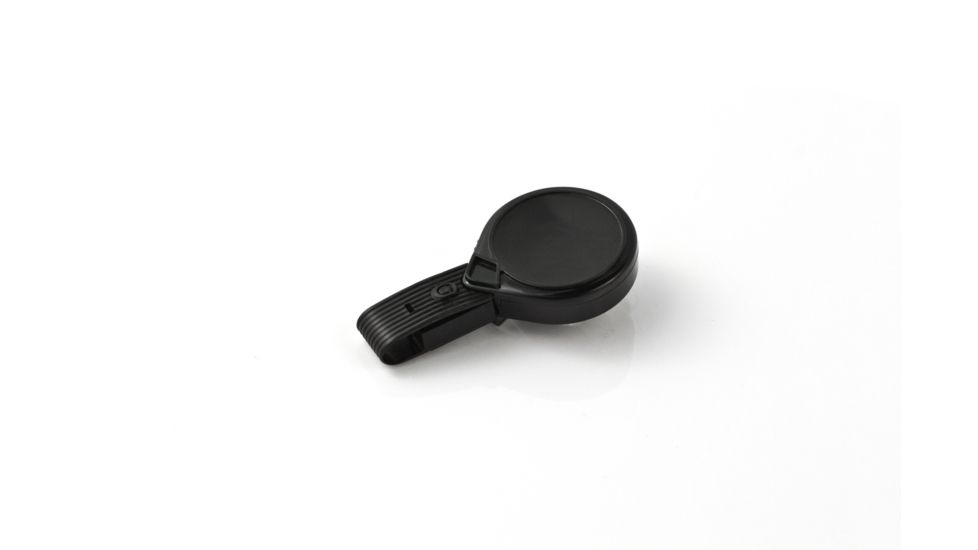 Key-Bak Mini-Bak ID Twist-Free Retractable Reel w/ 36in Nylon Cord, Steel Belt Clip, Twist-Free ID Strap, Black 0057-015