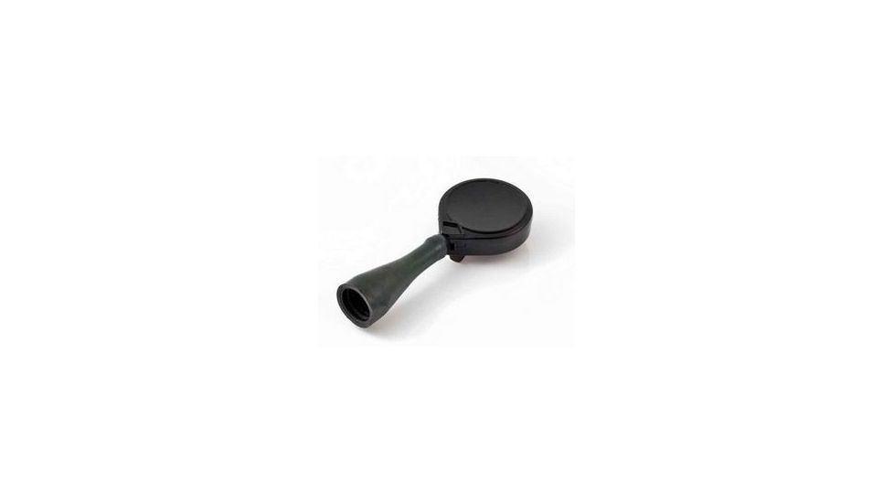 Key-Bak Mini-Bak Pencil Pull Retractable Reel w/ 36in Nylon Cord, Steel Belt Clip, Flexible Pencil/Pen Holder, Black 0057-202