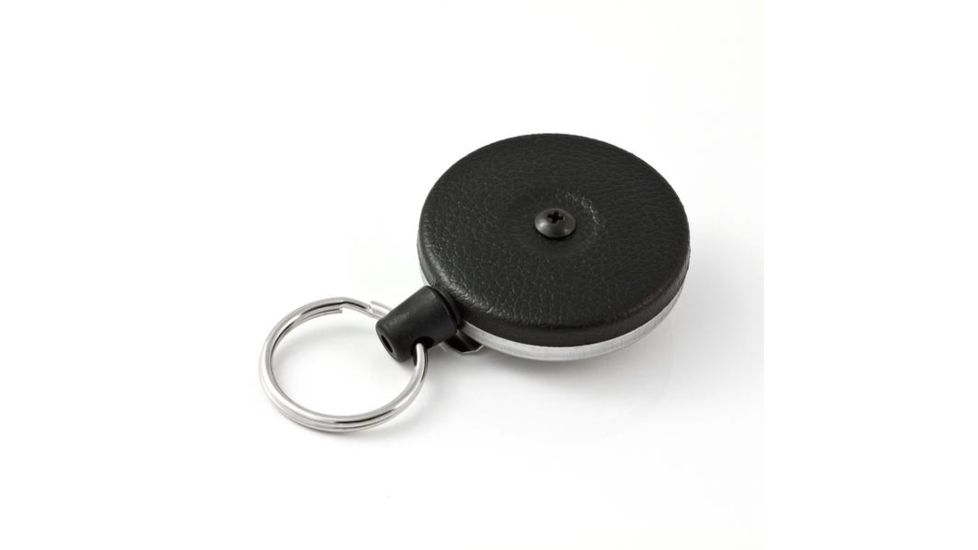 Key-Bak Original Retractable Key Reel, Xtreme Duty, 28in, w/Standard Clip, Textured Black 0485-605