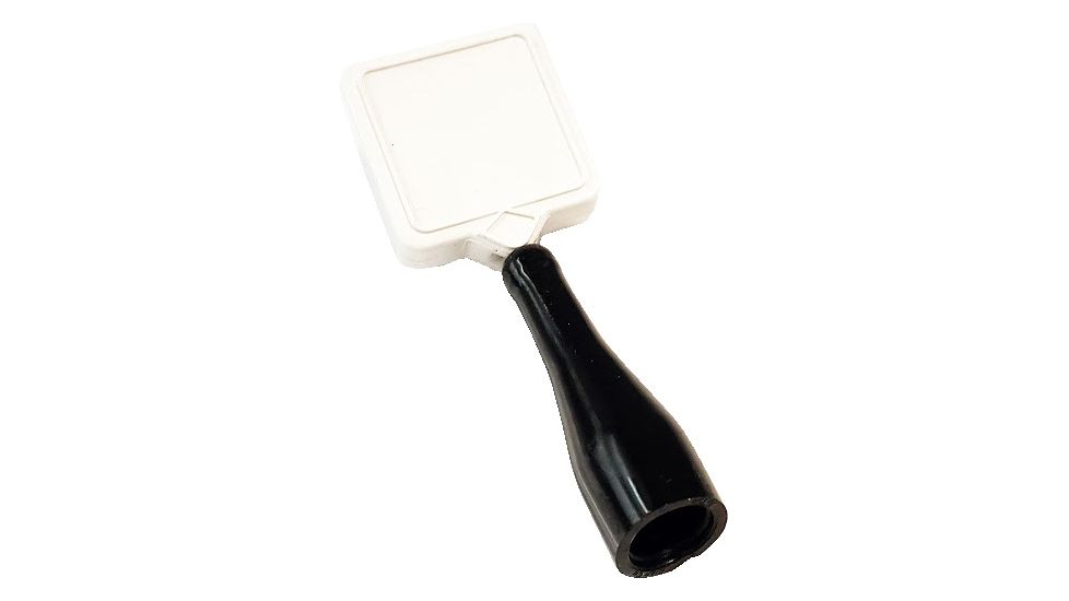Key-Bak Mini-Bak Square Pencil Pull,Swivel Clip,Nylon Cord,Wht, 36in, NO KEY0066-2S4