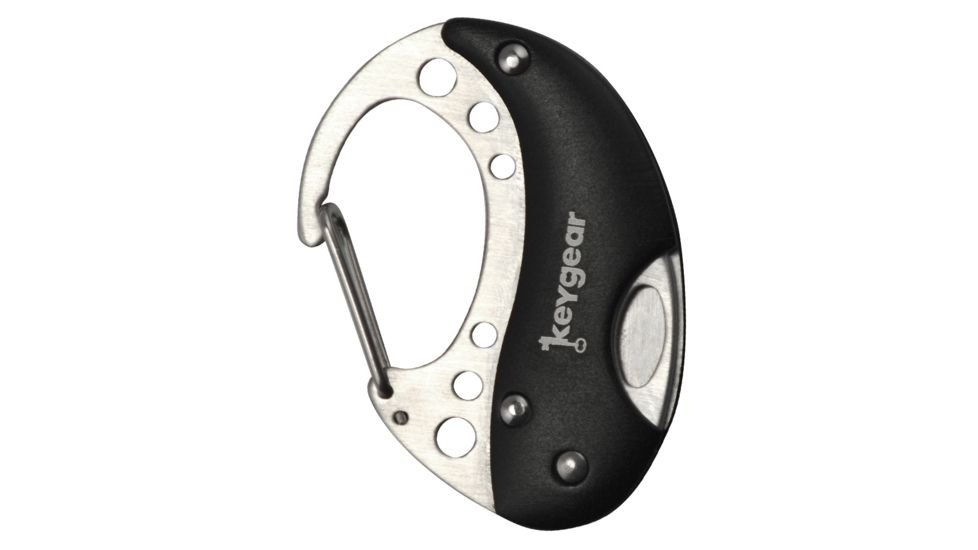 KeyGear Carabiner Knife 1.0,Black 50-KEY0068-01