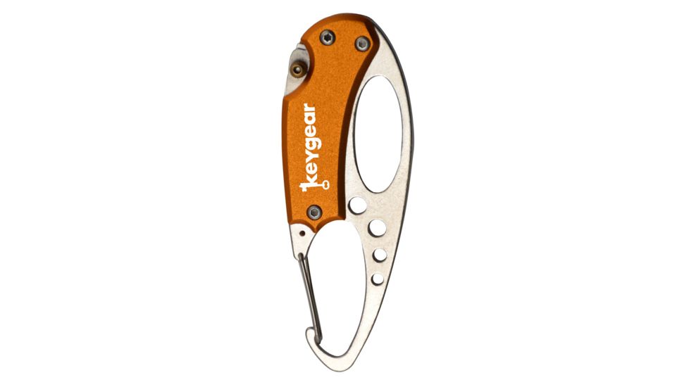 KeyGear Carabiner Knife 2.0,Orange 50-KEY0012-08