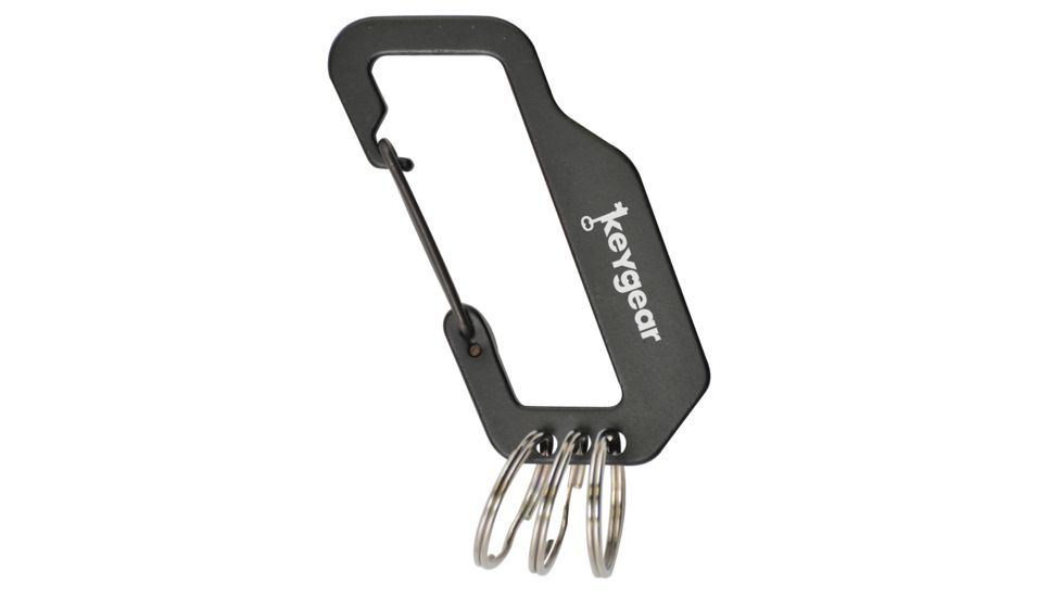 KeyGear Carabiner Multi-Ring 2.0,Black 50-KEY0102-01
