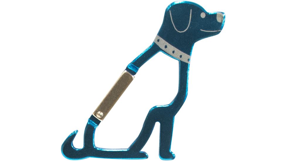 KeyGear Critter Carabiner Dog, 50-KEY0349, Blue 50-KEY0349