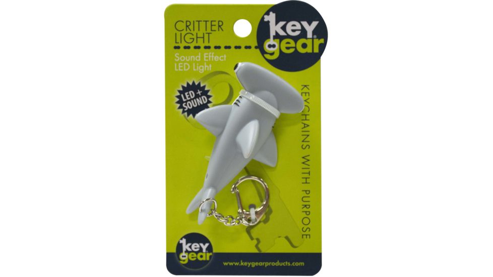 KeyGear Hammerhead Shark Light 50-KEY0395, Grey 50-KEY0395