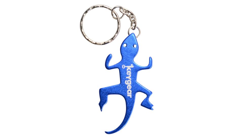 KeyGear Iguana Bottle Opener,Blue 50-KEY0089-00