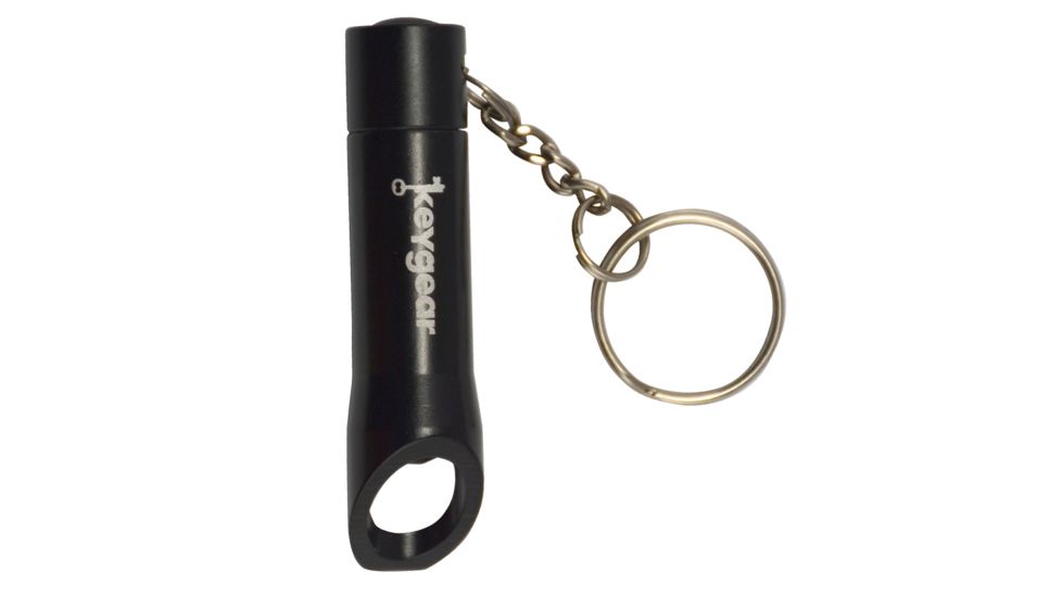 KeyGear Key Chain Light and Bottle Opener,Black 50-KEY0099-01