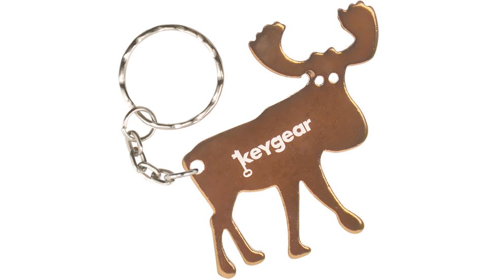 KeyGear Moose Bottle Opener, Brown 50-KEY0026-05