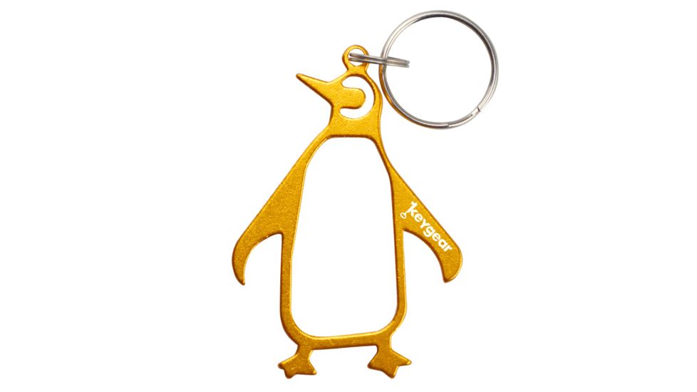 KeyGear Penguin Bottle Opener,Yellow 50-KEY0101-06